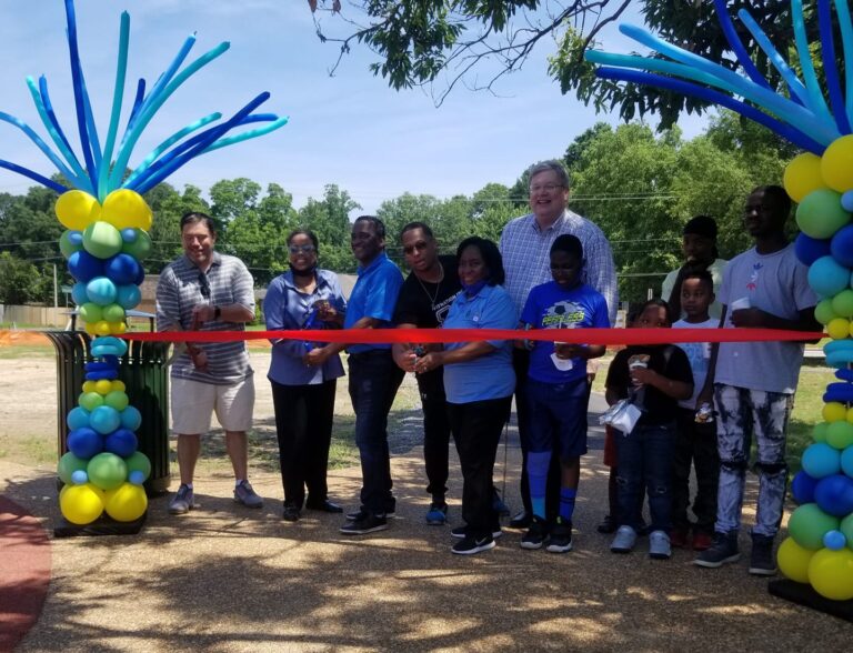 Jamita at the ribbon cutting ceremony